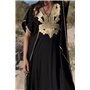 YOUKD été Coton brodé Floral lâche Caftan Boho Plage Bikini Couverture Robe Grande Taille Robe pour Les Femmes