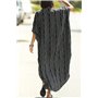 YOUKD Femmes D'été Cardigan Maxi Robe Bohème Plage Coverup Robe Longue Kimono Taille Unique
