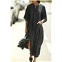 YOUKD Femmes D'été Cardigan Maxi Robe Bohème Plage Coverup Robe Longue Kimono Taille Unique