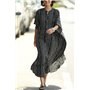 YOUKD Femmes D'été Cardigan Maxi Robe Bohème Plage Coverup Robe Longue Kimono Taille Unique