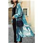LikeJump Femmes Cotton Bohème Kimono Grande Taille Cardigan Pareo Maillot de Bain Cover Ups Plage Robe
