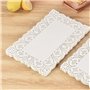 Unique Party Blanc Set de Table Papier napperons, Lot de 8