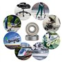 Roulement à Billes 608 ZZ En Métal, 20 Pièces Speed Bearings Roulements à Billes de Qualité Pour Skateboard, Pour Les Patins, Le