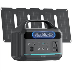 LiFePO4 Générateur solaire 300 W (surtension 600 W) Station d'alimentation portable 204