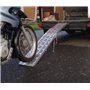 The Ramp People Rampe de Chargement Pliable pour Moto avec Pieds de Support (220cm x 28cm) – Capacité de 680kg Rampe Moto, ATV Q