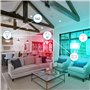 Feit Electric Ampoule LED OM100/RGBW/CA/AG à IRC élevé Alexa Google Smart WiFi, 100 W, multicolore RVB