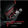 Sac de transport de matériel D'Addario Backline Solo - Sac de matériel pour les musiciens autonomes - Sac de transport pour pied