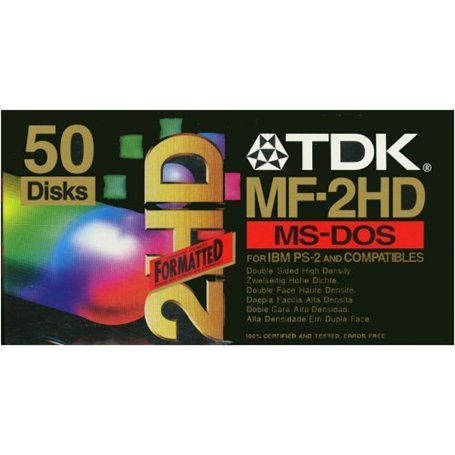 TDK Lot de 50 disques de Disquette 3