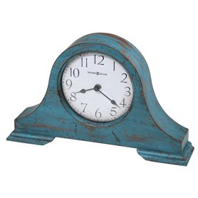 Howard Miller Tamson Horloge de Cheminée 635181 – Finition Bleu Sarcelle Usé