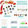 12pcs porte-clés PVC