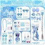 Calendrier de L'avent 2024 Princesse Fille- 24 Jours Cadeaux Surprise Cadeau de Compte à Rebours Noël avec Princesse Accessoires