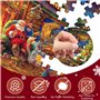 NTGFU Calendrier de L'Avent 2024 Puzzle Adulte Enfant- 1008 Pièces de Puzzle Jigsaw Compte à Rebours Calendrier de l'Aven de Noë