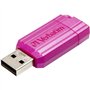 Verbatim Clé USB Pinstripe 64Go I USB 2.0 I Memory Stick USB I pour Laptop Ordinateur Portable ultrabook TV autoradio I Stick US