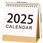 Calendrier de bureau 2025 mensuel 2025 - Calendrier quotidien debout - Liste des choses à faire - Planificateur mensuel - Petit 