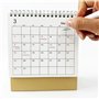 Calendrier de bureau 2025 mensuel 2025 - Calendrier quotidien debout - Liste des choses à faire - Planificateur mensuel - Petit 