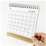 Calendrier de bureau 2025 mensuel 2025 - Calendrier quotidien debout - Liste des choses à faire - Planificateur mensuel - Petit 