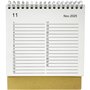 Calendrier de bureau 2025 mensuel 2025 - Calendrier quotidien debout - Liste des choses à faire - Planificateur mensuel - Petit 