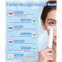 Baguette de thérapie par lumière rouge pour les yeux et le visage 4 en 1 - 7 couleurs - Haute fréquence - Masseur des yeux - App