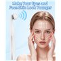 Baguette de thérapie par lumière rouge pour les yeux et le visage 4 en 1 - 7 couleurs - Haute fréquence - Masseur des yeux - App