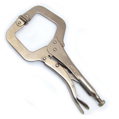 Nuzamas 275 mm verrouillage Pince-étau avec patins pivotants en acier Pince étau C Pince étau de soudure outils