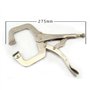 Nuzamas 275 mm verrouillage Pince-étau avec patins pivotants en acier Pince étau C Pince étau de soudure outils