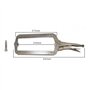 Nuzamas Grande verrouillage Pince-étau avec patins pivotants en acier Pince C Pince étau becs de 450 mm max ouverture 22,9 cm so