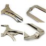 Nuzamas Grande verrouillage Pince-étau avec patins pivotants en acier Pince C Pince étau becs de 450 mm max ouverture 22,9 cm so