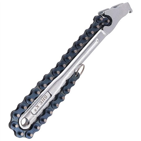 NUZAMAS Chaîne Clé à cliquet à 410 mm Chaîne Grande tuyauterie outils