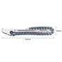 NUZAMAS Chaîne Clé à cliquet à 410 mm Chaîne Grande tuyauterie outils