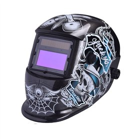 Nuzamas Fonctionne à l'énergie Solaire Auto Assombrissement Soudeur Masque de Soudure Protection du Visage pour Arc TIG MIG broy