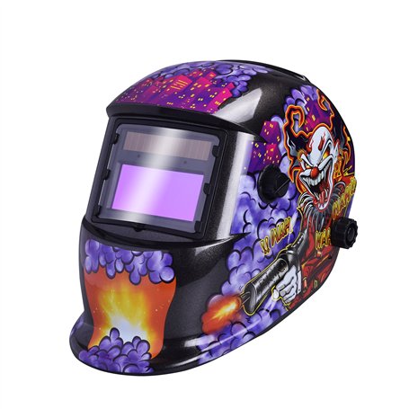 uzamas Fonctionne à l'énergie solaire Auto Assombrissement soudeur Masque de soudure protection du visage pour arc TIG MIG broya