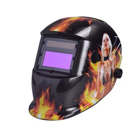 Nuzamas Masque de soudage obscurcissant à énergie solaire - Protection du visage pour Arc Tig Mig - Coupe plasma - Plage de nuan