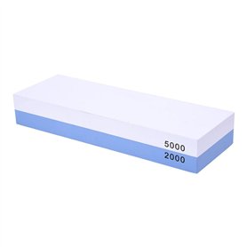 NUZAMAS Premium couteau aiguisage Stone 2 Side Grit 2000/5000 Whetstone cuisine-couteau affûteur Waterstone antidérapant base