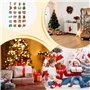 Autocollants Calendrier de l'Avent Noël - Autocollants Calendrier Pour Le Compte À Rebours De Noël | Décalques Décoratives Pour 