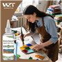 WAN2TLK Flux liquide à souder 220 ml – Flux de vitrail pour travaux de soudure, réparation de verre et plus encore – Outils et f