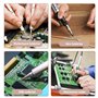 WAN2TLK No Clean Pâte à souder 60 ml – Flux de soudure de précision pour soudure électronique – Complet avec piston et pointe de