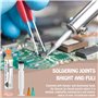 WAN2TLK No Clean Lot de 10 pâtes à souder 4 ml – Flux de soudure de précision pour soudure électronique – Complet avec piston et