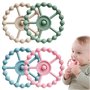 4 Pièces Anneau Dentition Bebe Jouet De Dentition En Silicone Sans Bpa Anneau De Préhension Pour Bébé Anneau De Dentition Pour N