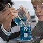ZEEROQOLAB Ensemble de Bécher en Verre, 5Pcs Gradué Borosilicate Becher 50ml//100ml/250ml/50ml/1000ml(1L) avec 8 Tube à Essai Pl