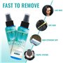 Dissolvant de ruban adhésif dans l'extension, Extensions de cheveux de décapant de bande à action rapide, Spray dissolvant pour 