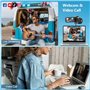 Caméra vidéo 4K 80MP HD Caméscope pour YouTube, 30FPS Webcam IR Vision Nocturne Vlogging Camera 18X Zoom Numérique 3.0 270°IPS C