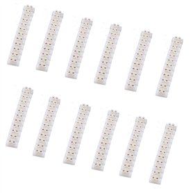 Double Rangée pour Fils de Raccordement Fil à Ressort Connecteur Rapide Borne de Serrage pour Câble Électrique Barrette de Conne