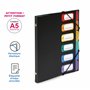 Viquel - Trieur format A5 Rainbow Class - 6 positions - Taille 19x23x1.2cm - Noir