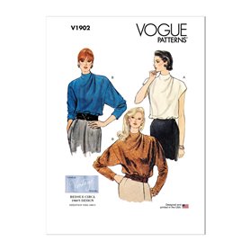 Vogue Patterns V1902A5 Haut/gilet pour femme A5 (34-36-38-40-42)