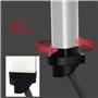 Yidoblo FX-8000ii Pliable 50W 3200K-5500K LED Video Studio Four Arms Fill Ring Light avec Port de Chargement USB, trépied de 200