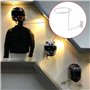 WSGFPO Mural Présentoir Casque De Moto Présentoir De Casque Crochet Porte Casque Moto Moto Casque Rack Affichage Support Mural p