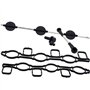 TBVPARTS Kit de réparation d'ailerons Tourbillon collecteur d'admission pour A4 A5 A6 Q5 Q7 2.7 3.0 TDI V6 059129712BC 059129711