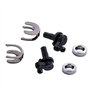 TBVPARTS Kit de réparation d'ailerons Tourbillon collecteur d'admission pour A4 A5 A6 Q5 Q7 2.7 3.0 TDI V6 059129712BC 059129711