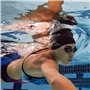 TYR Solid Bonnet de Bain Latex Mixte Adulte, Bleu (Navy), Taille Unique