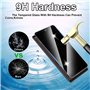 Hirshen [2 Pièces] Anti-Espion Verre Trempé pour Google Pixel 6, Confidentialité Protecteur d'Écran Verre,Anti Rayures, 9H Duret